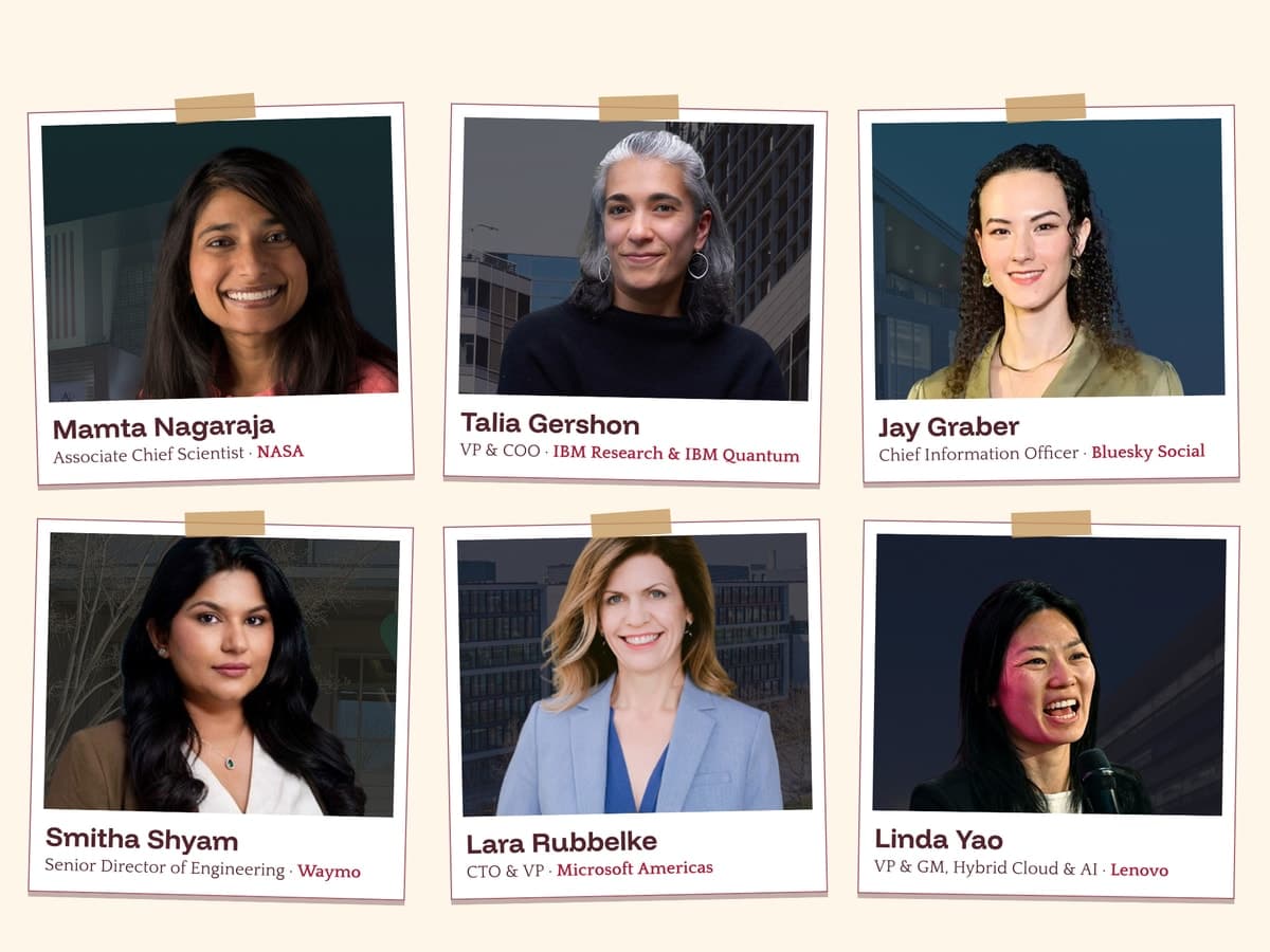 Past AMA speakers from NASA, IBM, Bluesky, Waymo, Microsoft and Lenovo