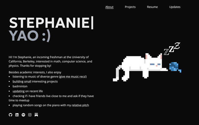 Stephanie’s Personal Website
